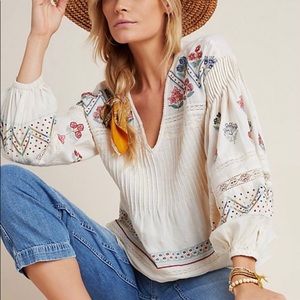Kayla Embroidered Blouse